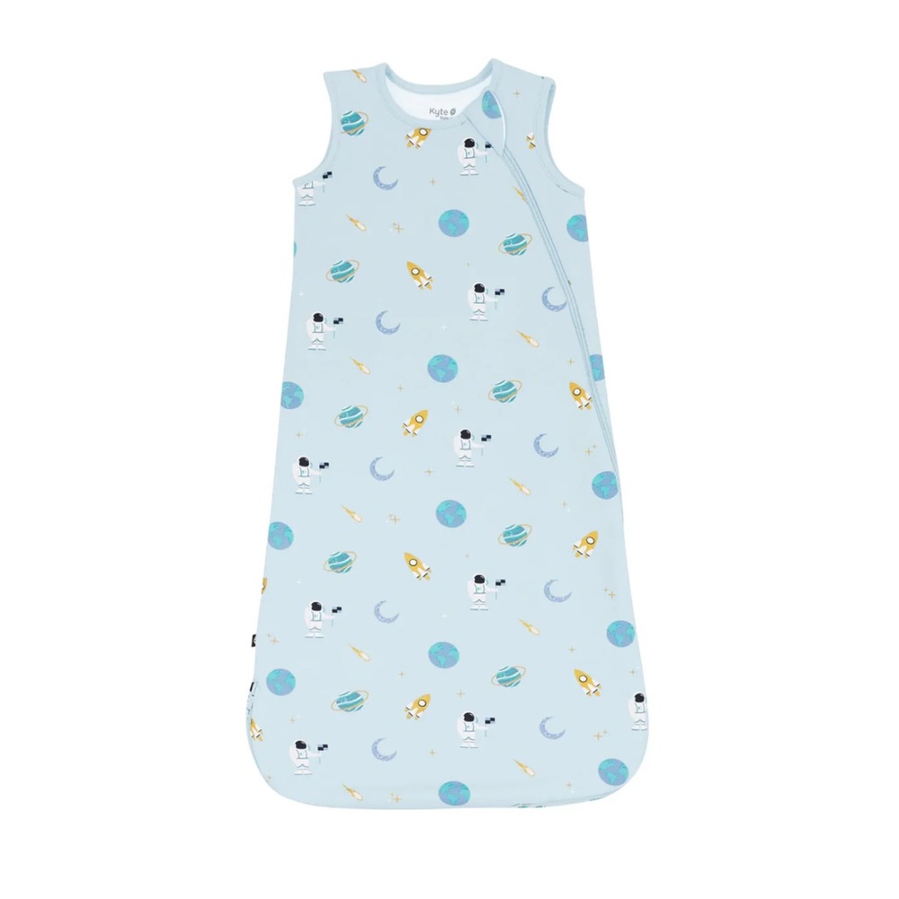 Kyte Baby Blue Space Print Kids Pajamas Size Large TOG 1.0